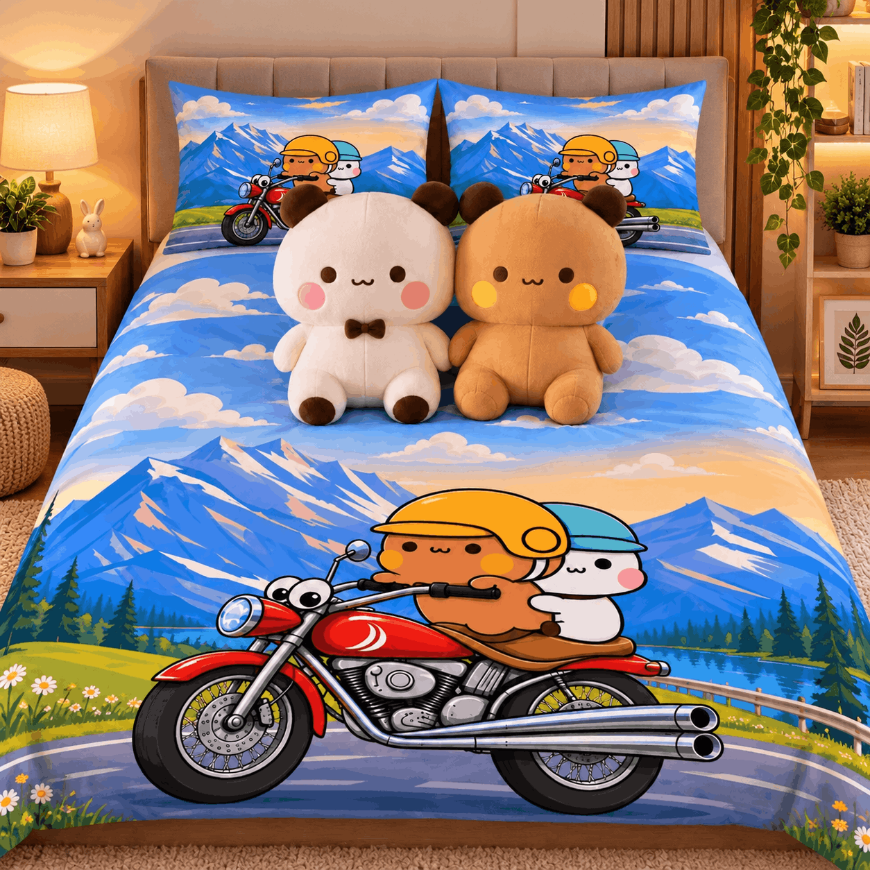 Bubu Dudu Plush with Bedsheet Cute