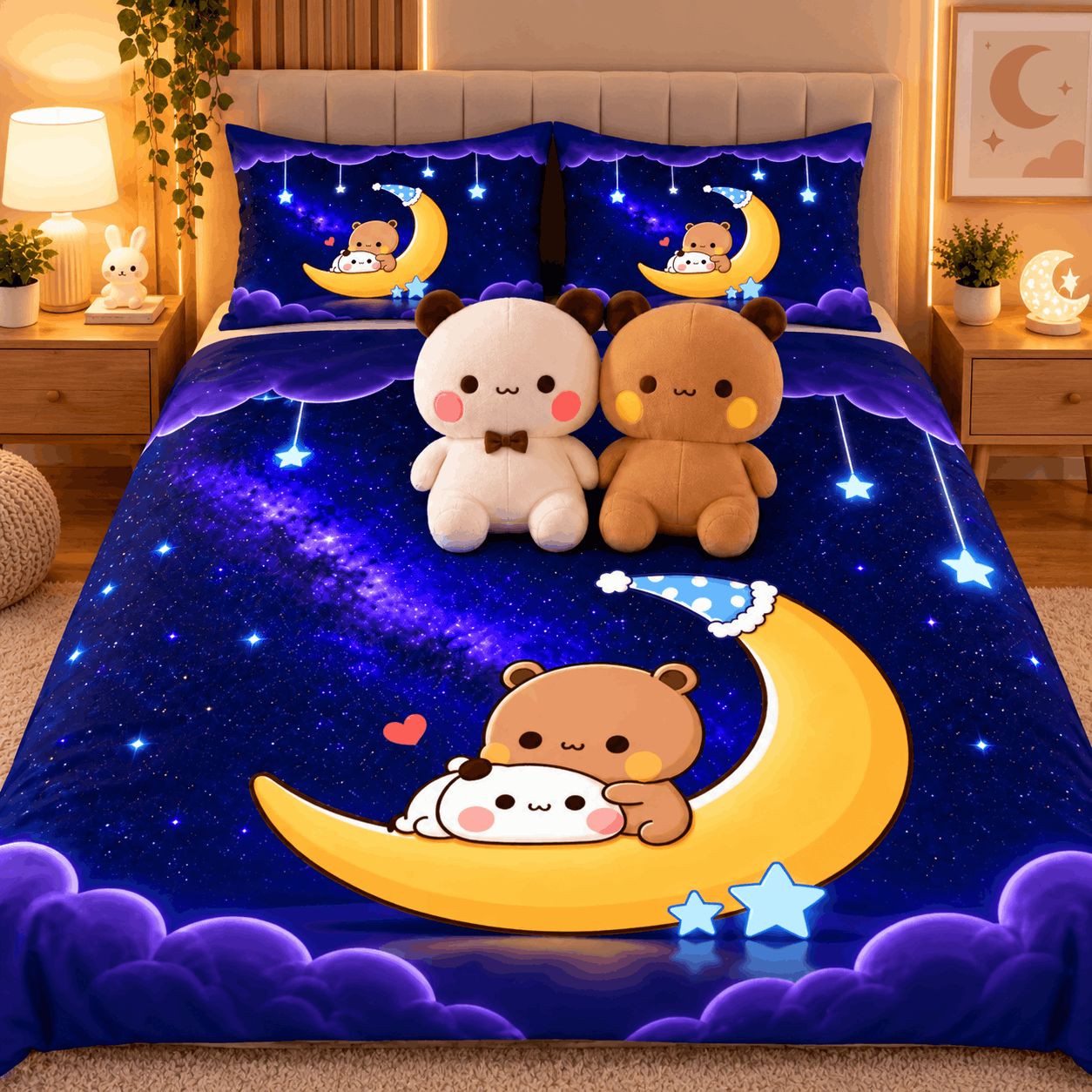 Bubu Dudu Plush with Bedsheet Cute