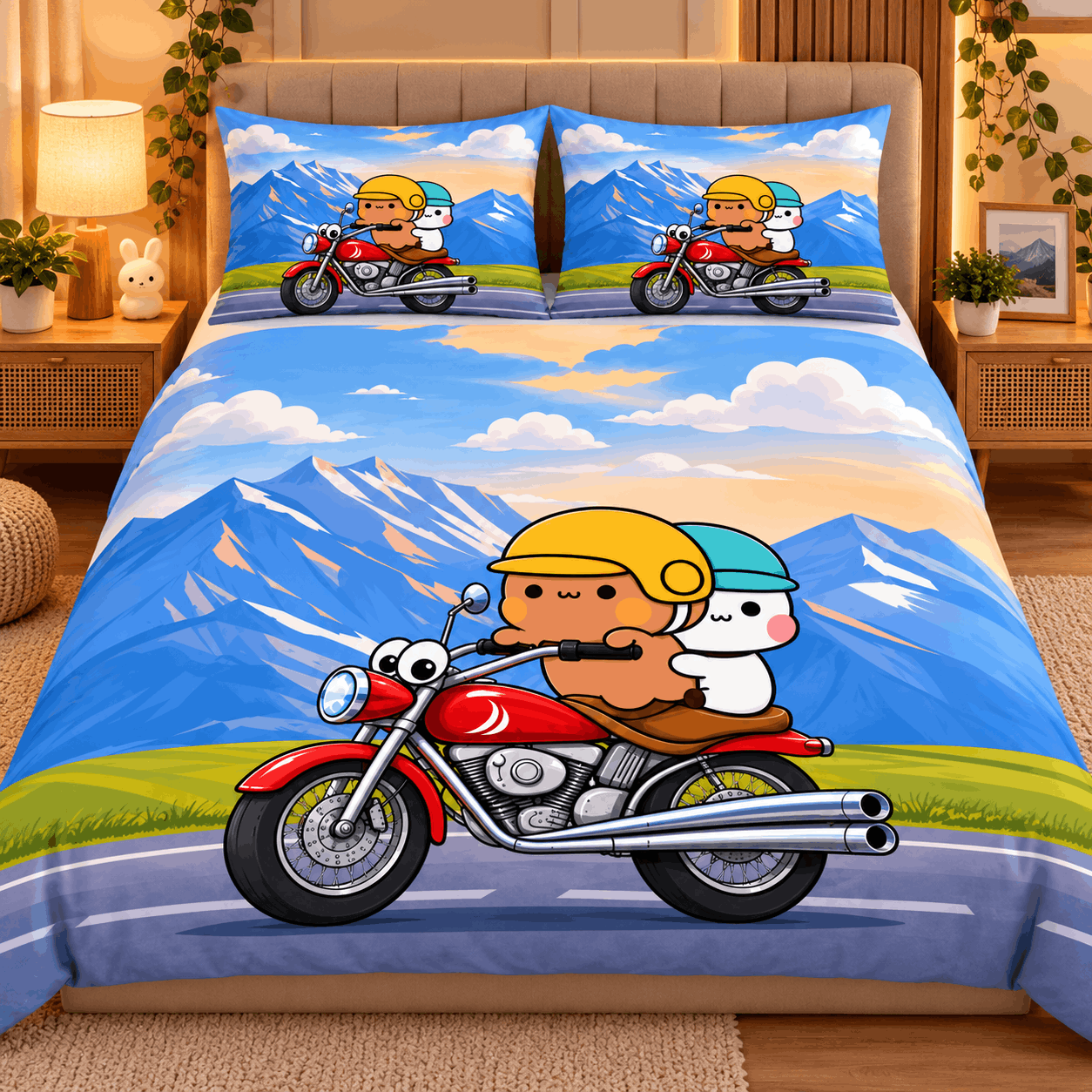 Bubu Dudu Plush with Bedsheet Cute