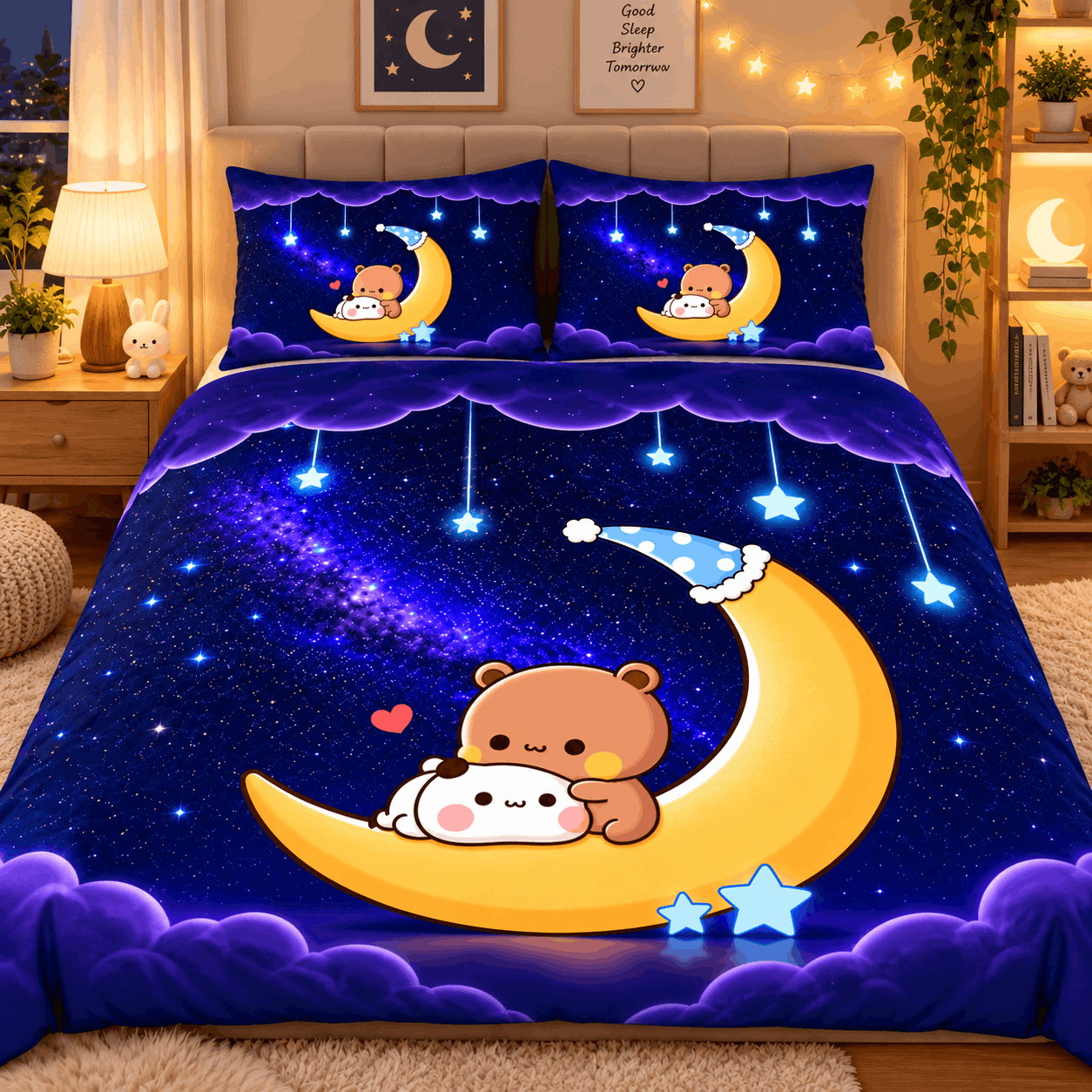 Bubu Dudu Plush with Bedsheet Cute