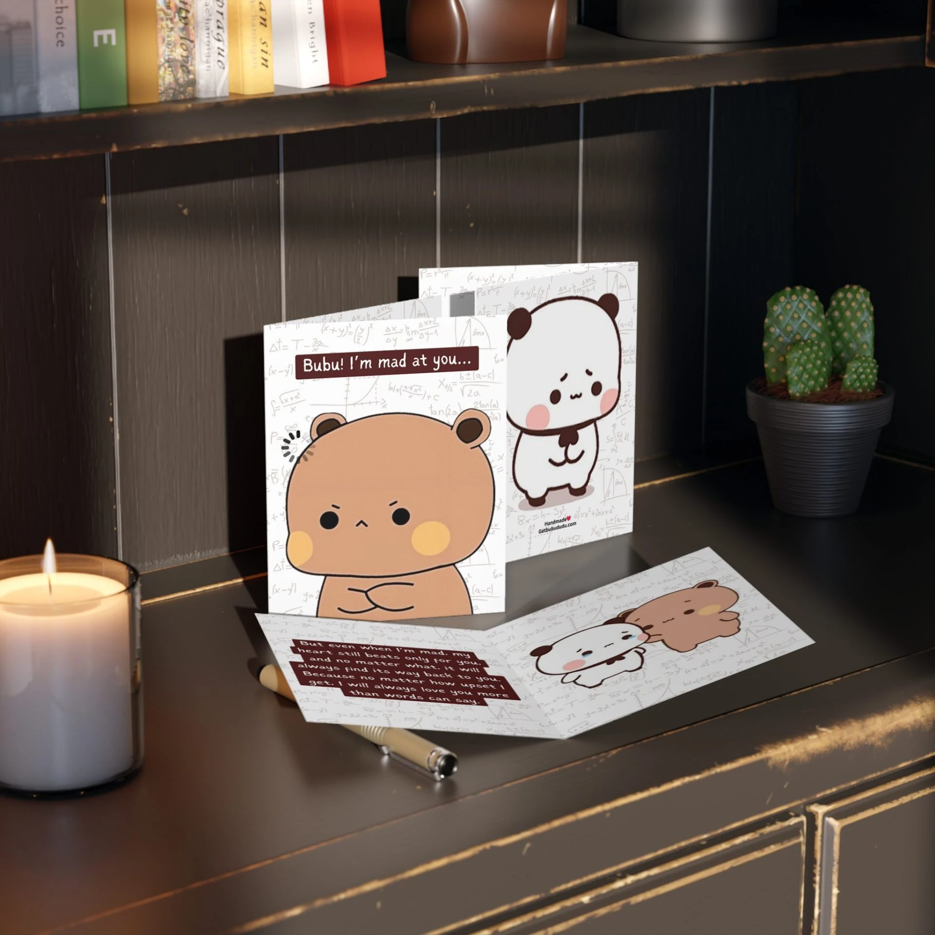 Bubu Dudu Angry Card