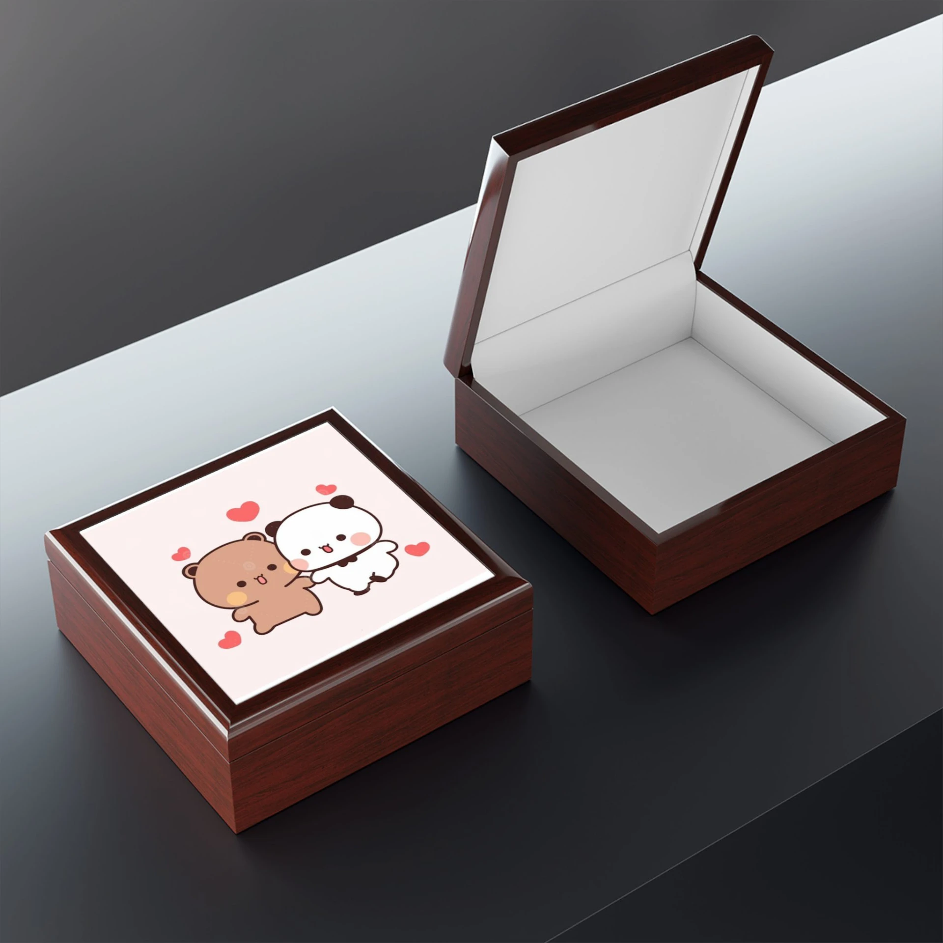 Bubu Dudu Wooden Jewelry Box