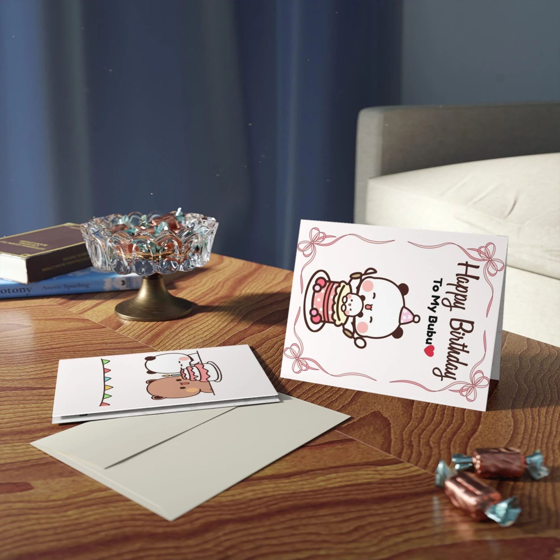 Bubu Dudu Birthday Greeting Card