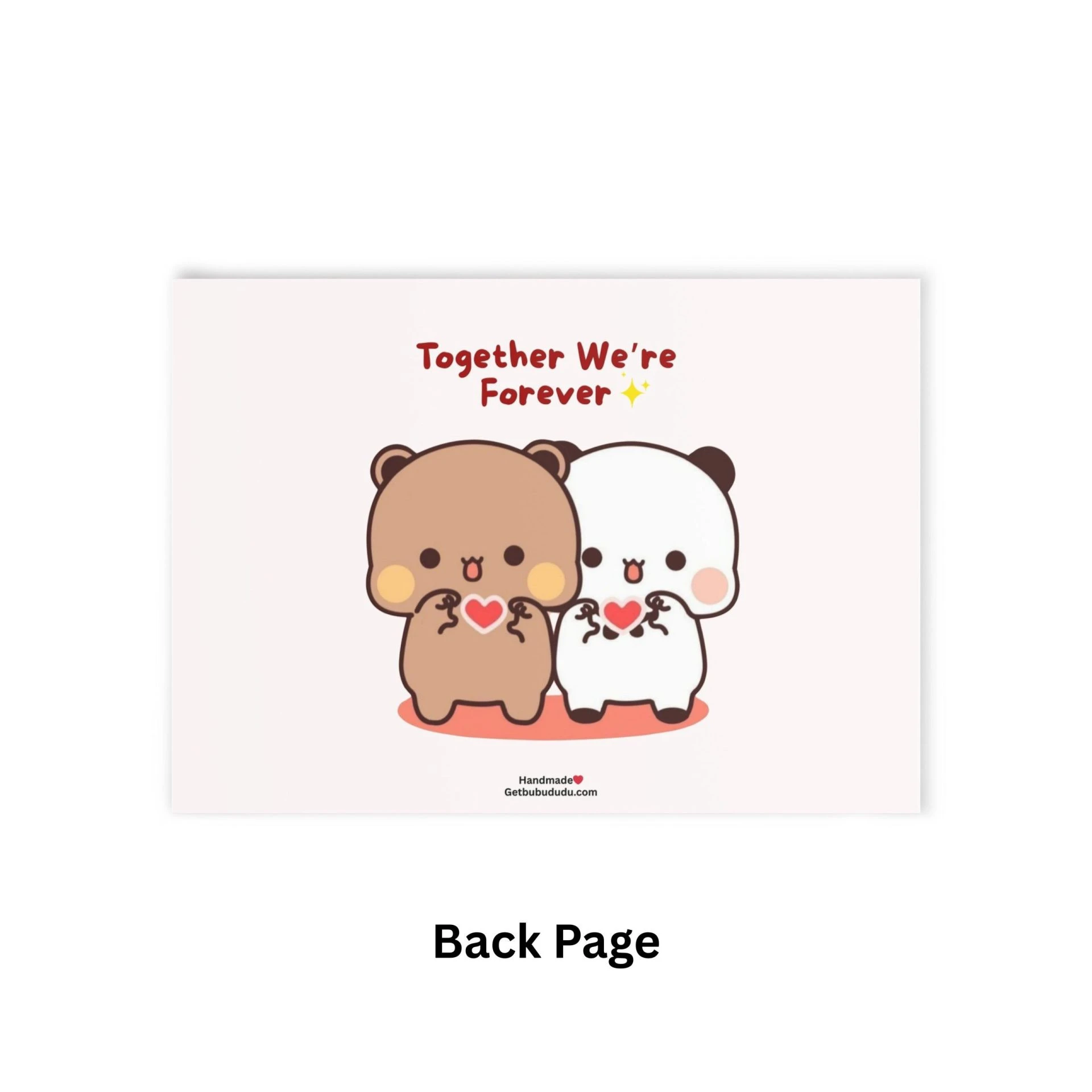 Bubu Dudu Valentine’s Greeting Card