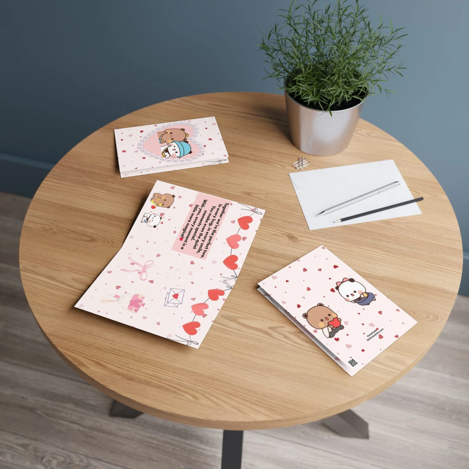 Bubu Dudu Romantic Valentine Card