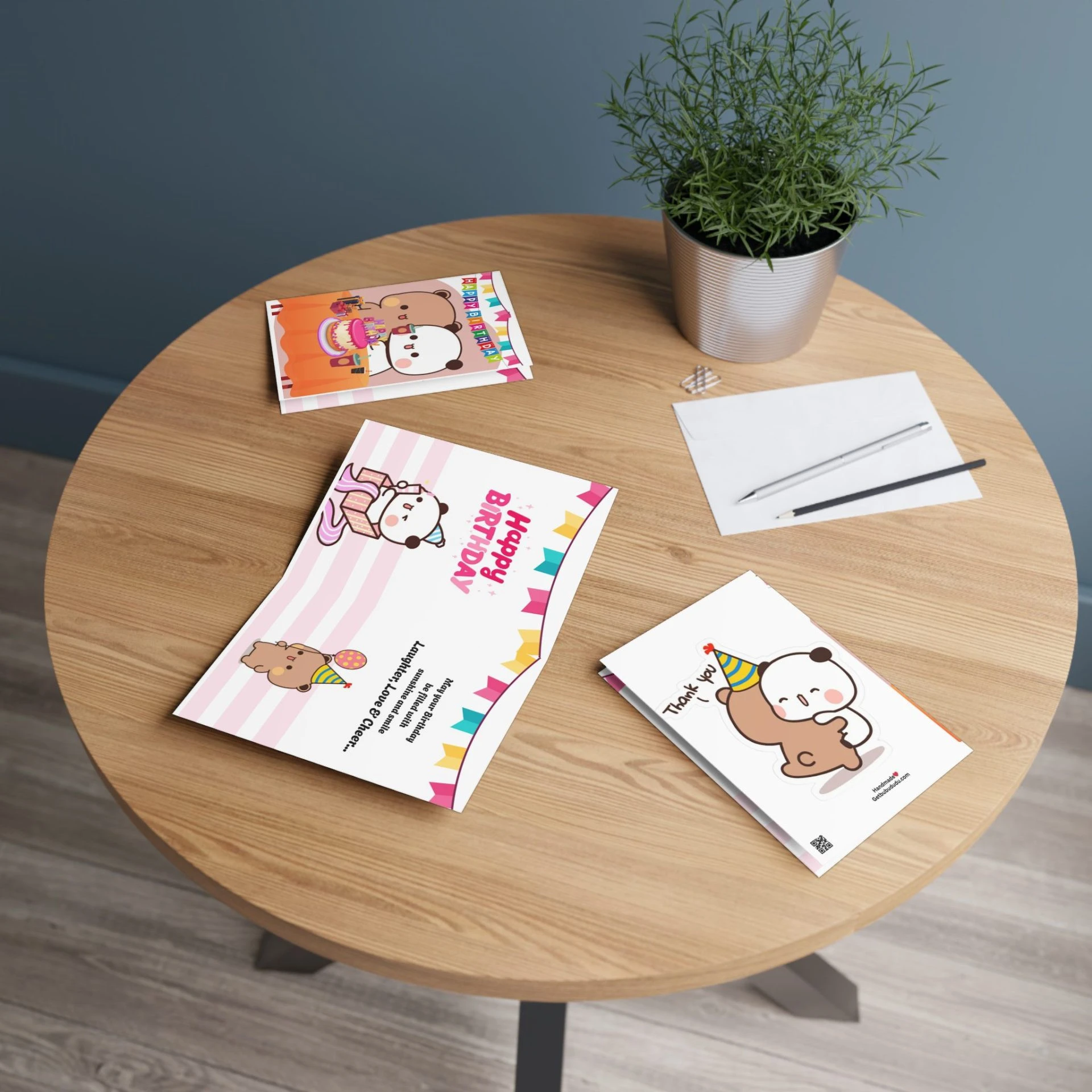 Bubu Dudu Cute Birthday Card