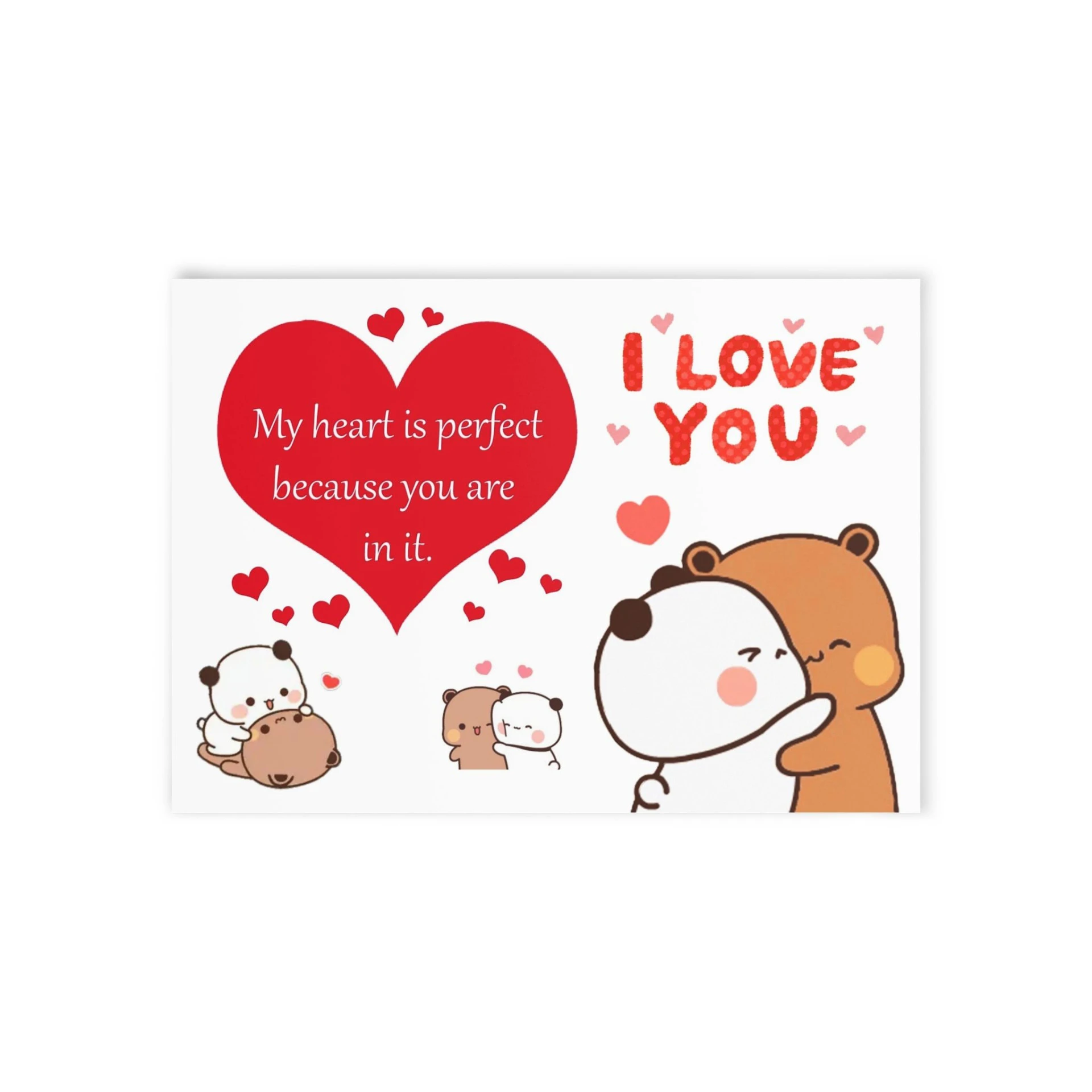 Bubu Dudu couple card