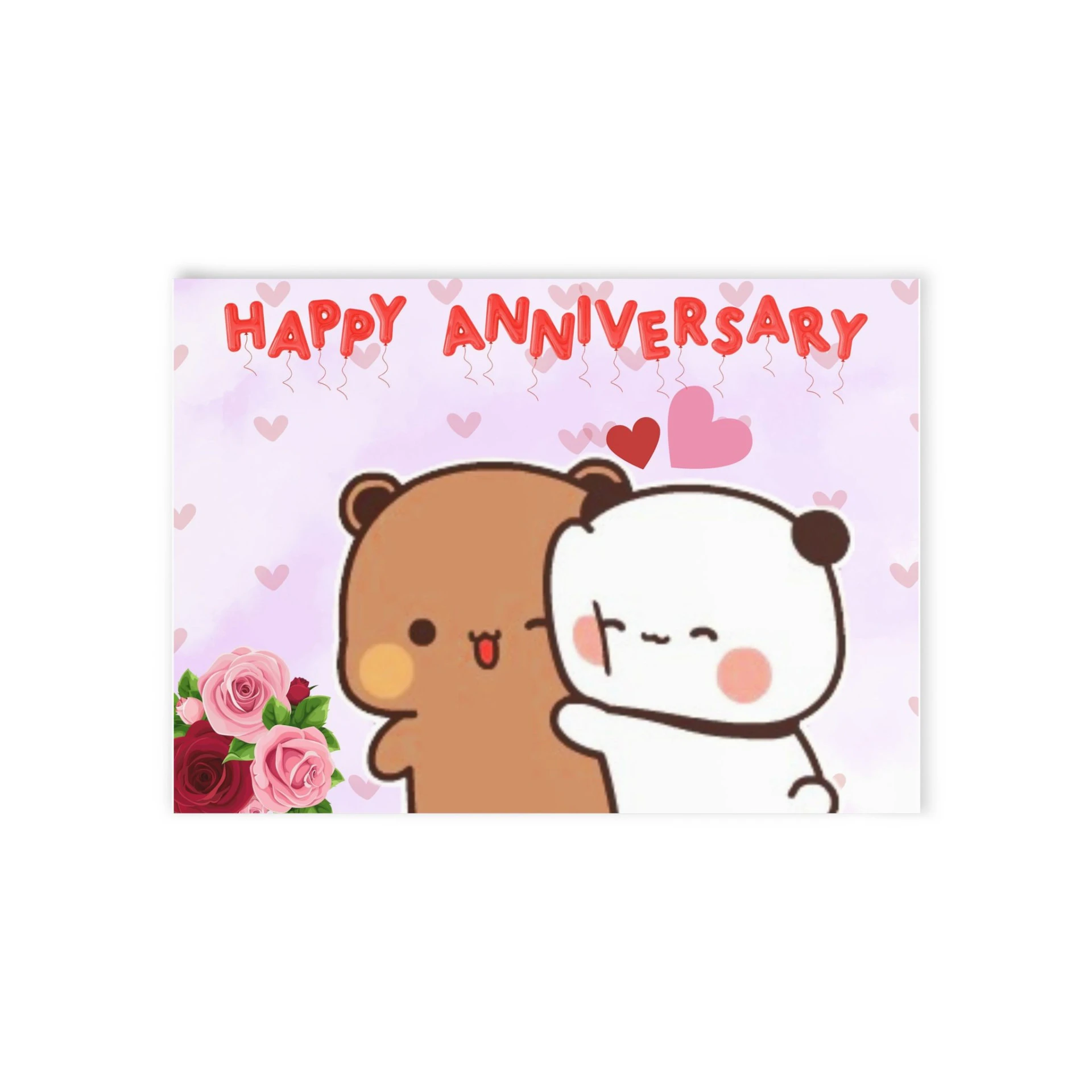 Bubu Dudu Romantic Anniversary Card