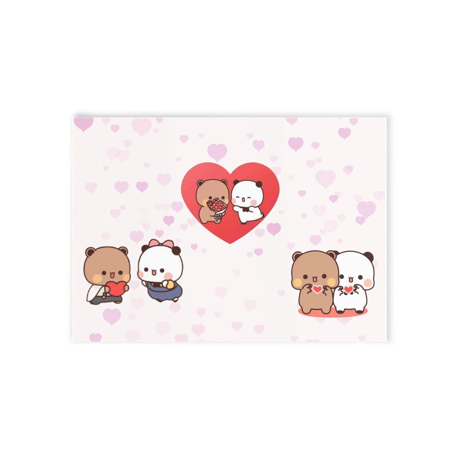 Bubu Dudu anniversary handmade card