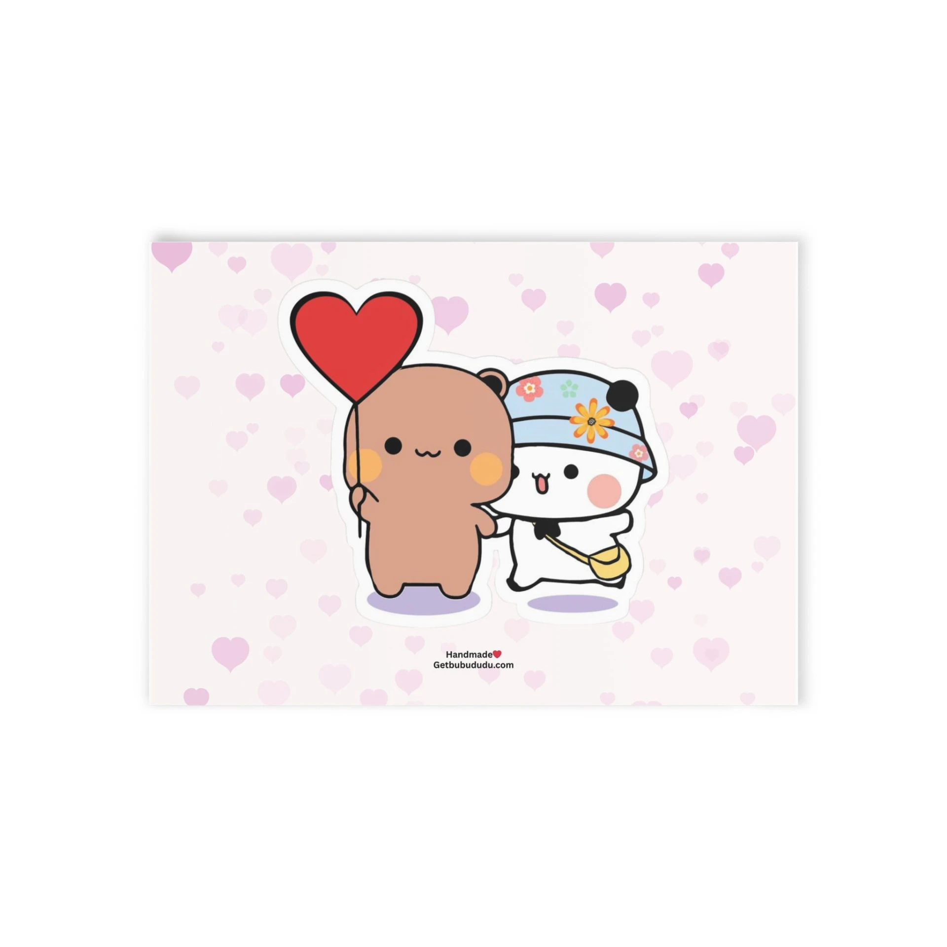 Bubu Dudu anniversary handmade card