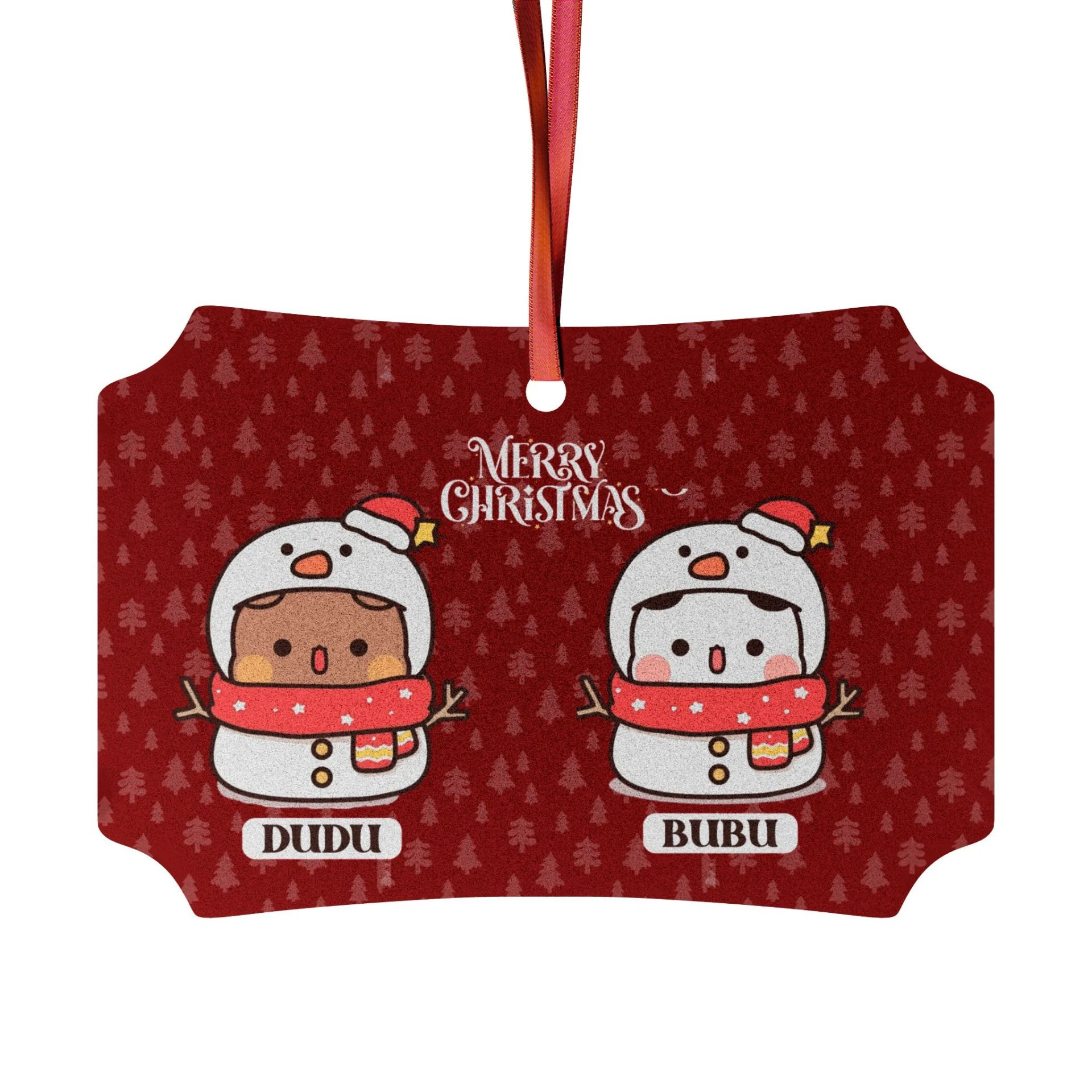 Bubu Dudu Christmas Aluminum ornament