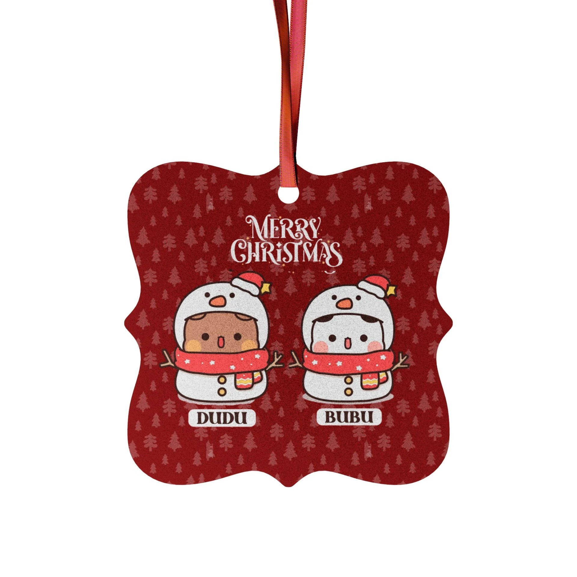 Bubu Dudu Christmas Aluminum ornament