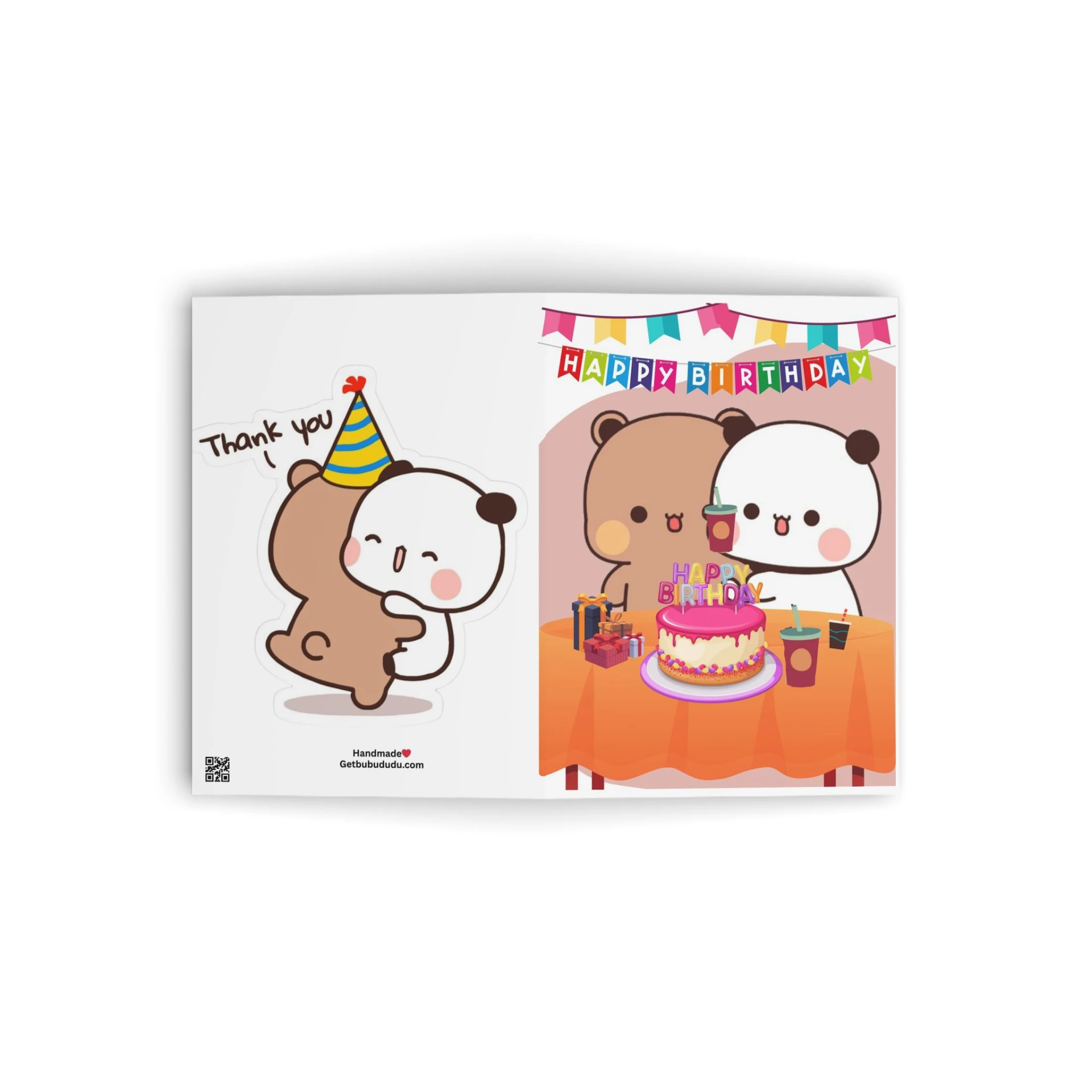 Bubu Dudu Cute Birthday Card