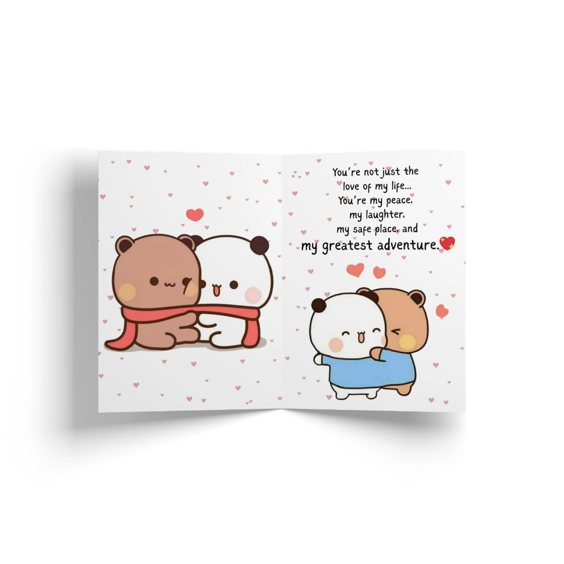 Bubu Dudu happy anniversary card