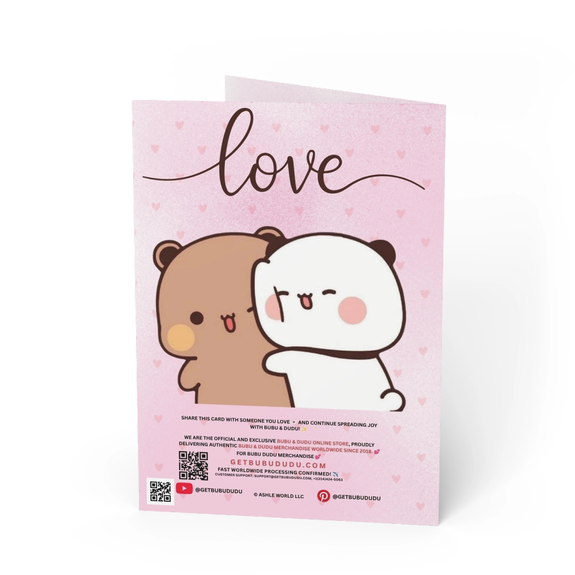 Bubu Dudu Anniversary Card Cute