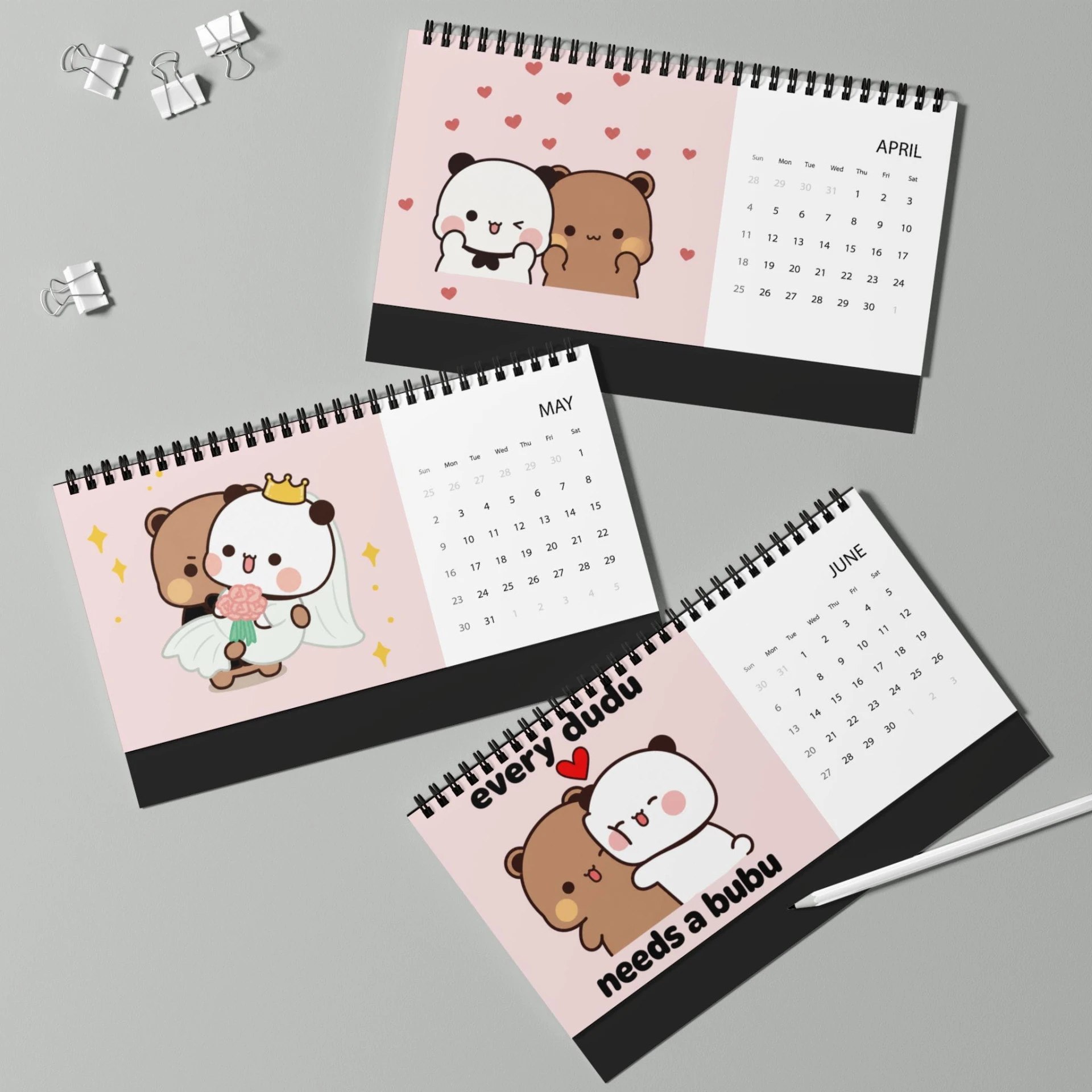 Bubu Dudu 2027 Calendar