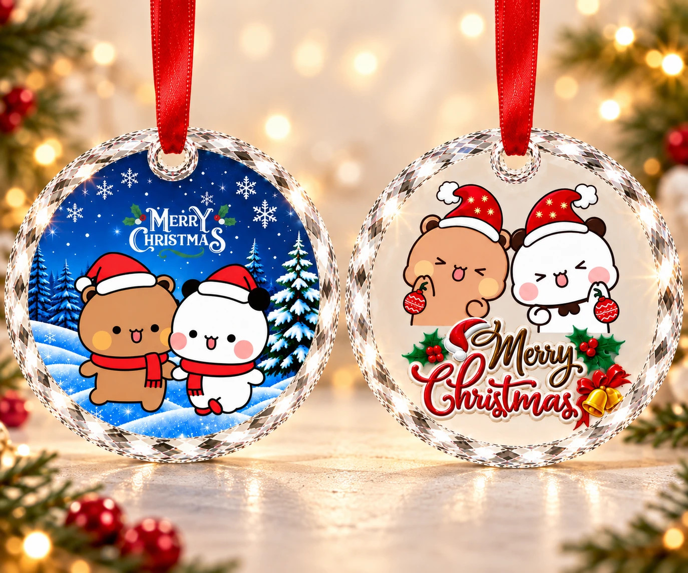 Bubu Dudu Christmas Ornament Circle