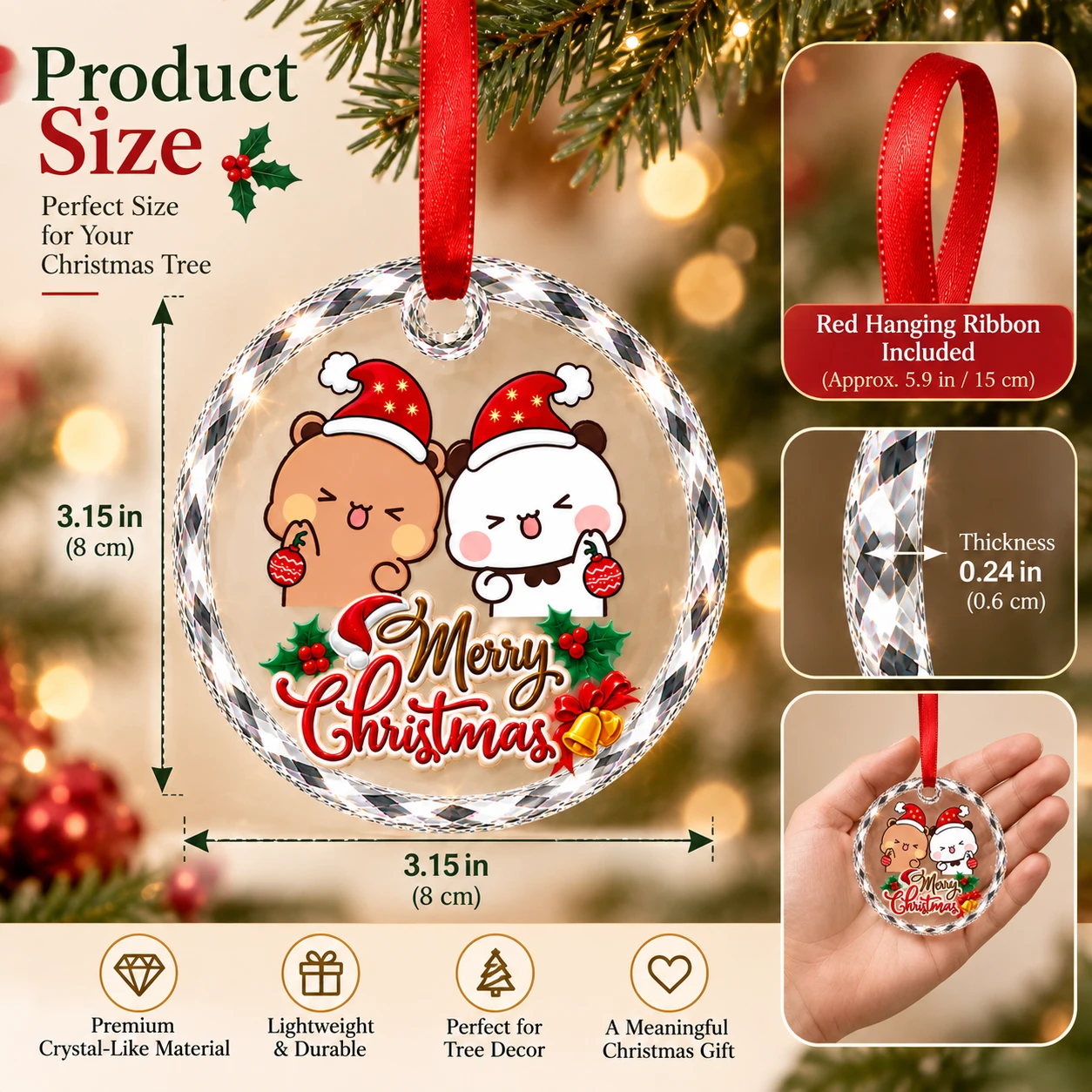 Bubu Dudu Christmas Ornament Circle