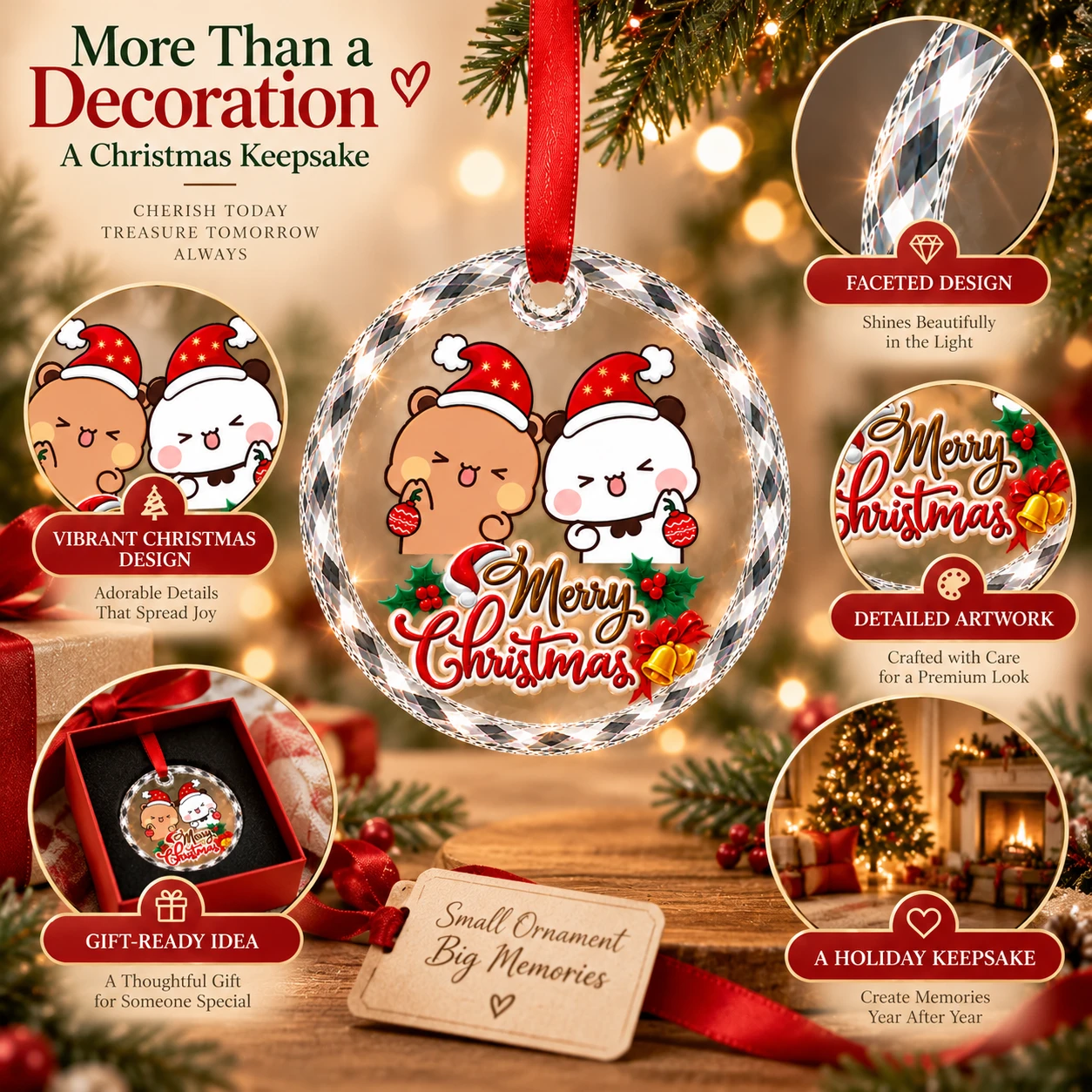 Bubu Dudu Christmas Ornament Circle
