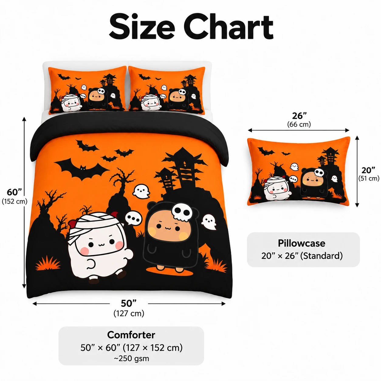 Bubu Dudu Halloween Comforter